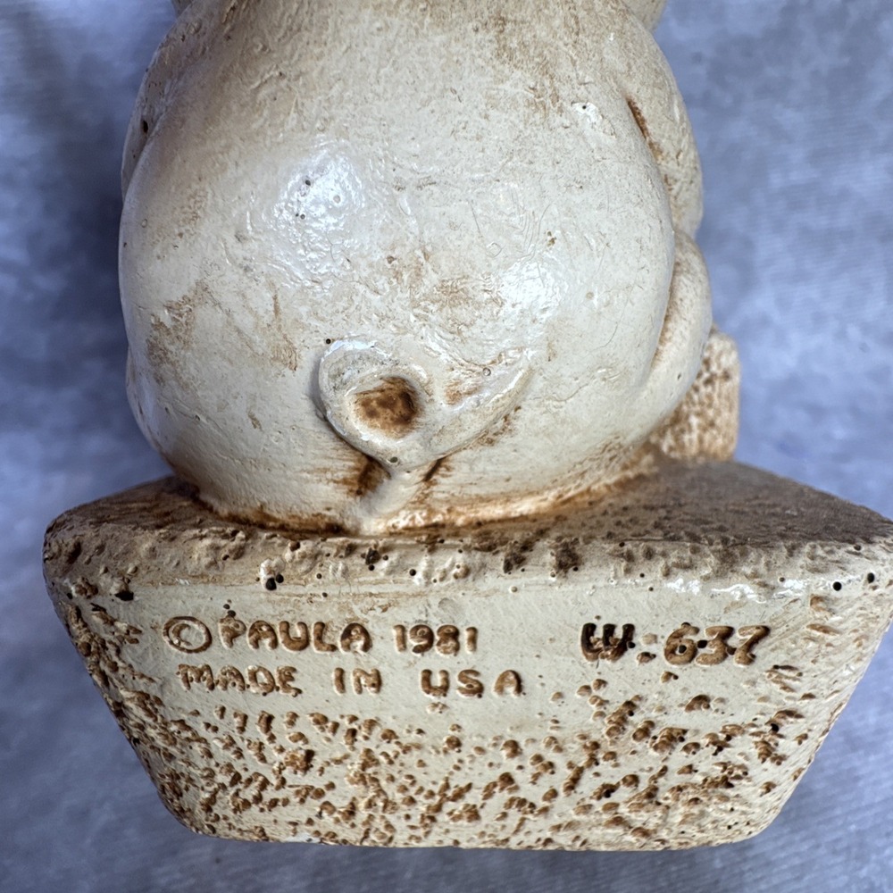 READ Bad Effects Sex Smokin Drinkin 1981 VTG Wood Figure Hand Carved PAULA 80s - Picture 6 of 8